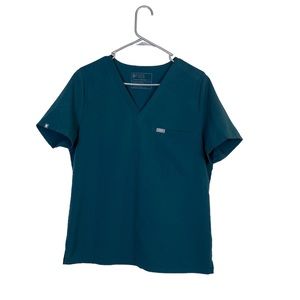 teal Figs Catarina scrub top size Large